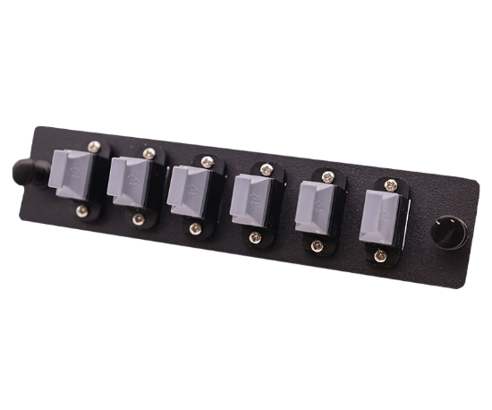 Picture of Optiwave™ Adapter Plate with (x6) MTP®/MPO Adapters - Suitable for Multimode or Singlemode, UPC or APC