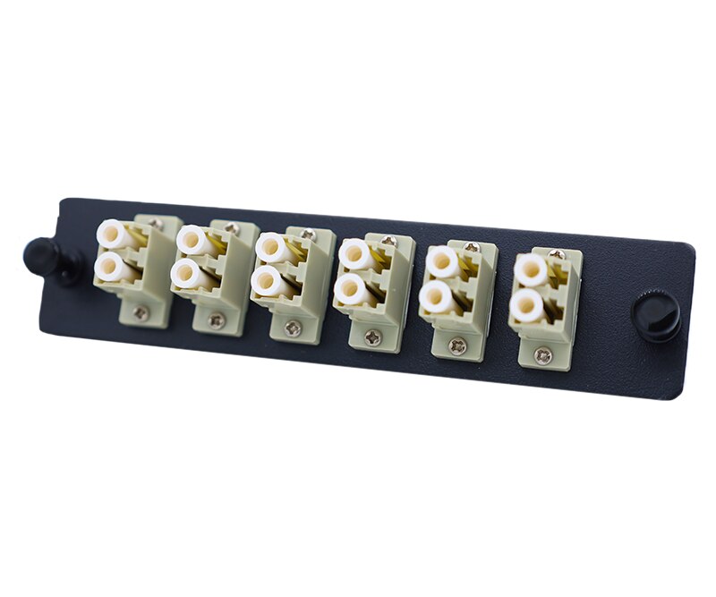 Optiwave™ 12 Fiber Adapter Plate with (x6) Duplex LC Adapters